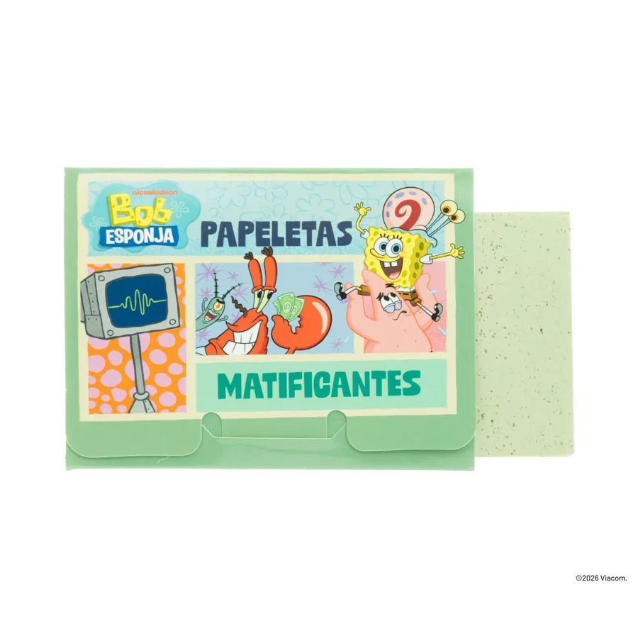 Papelitos Absorbentes Anti Brillo Bob Esponja – Trendy