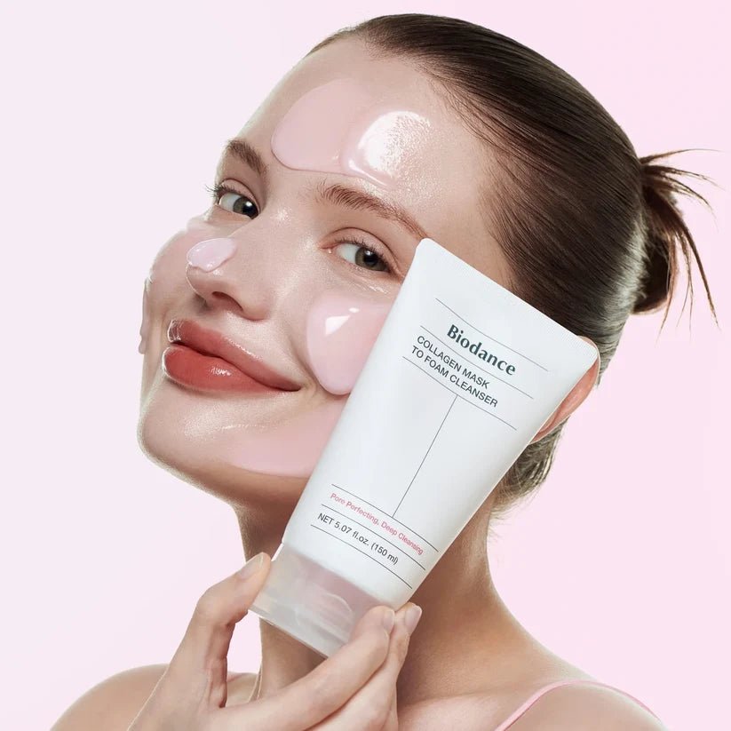 Collagen Mask to Foam Cleanser – Biodance