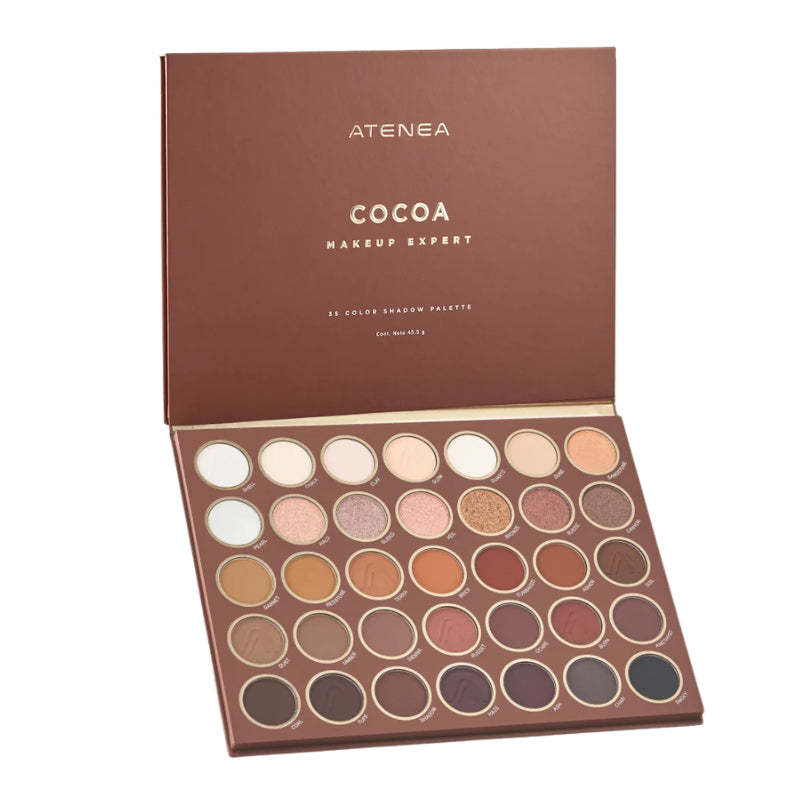 Paleta de Sombras Cocoa x35 Tonos Atenea
