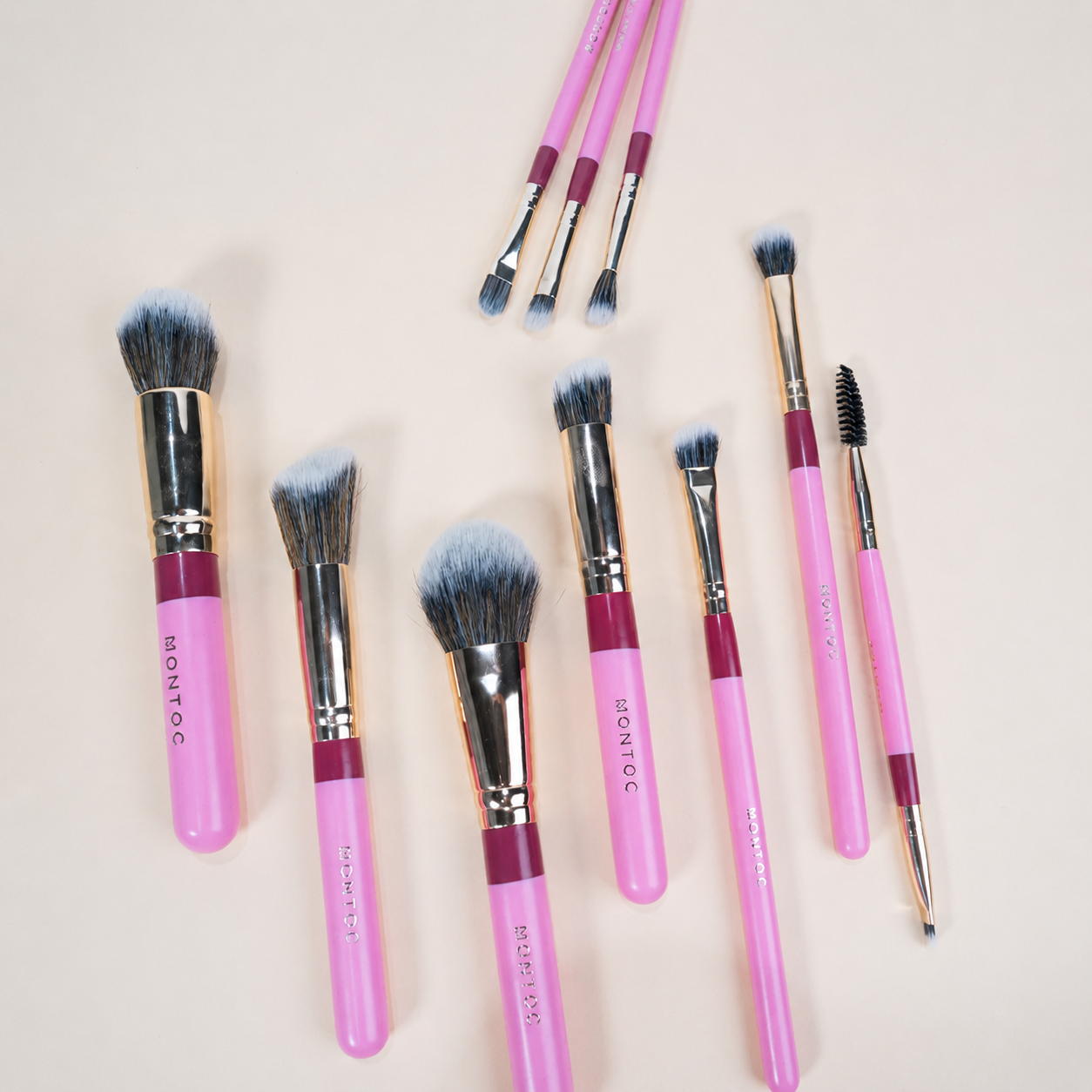 Kit de Brochas Fluffy x10 Montoc
