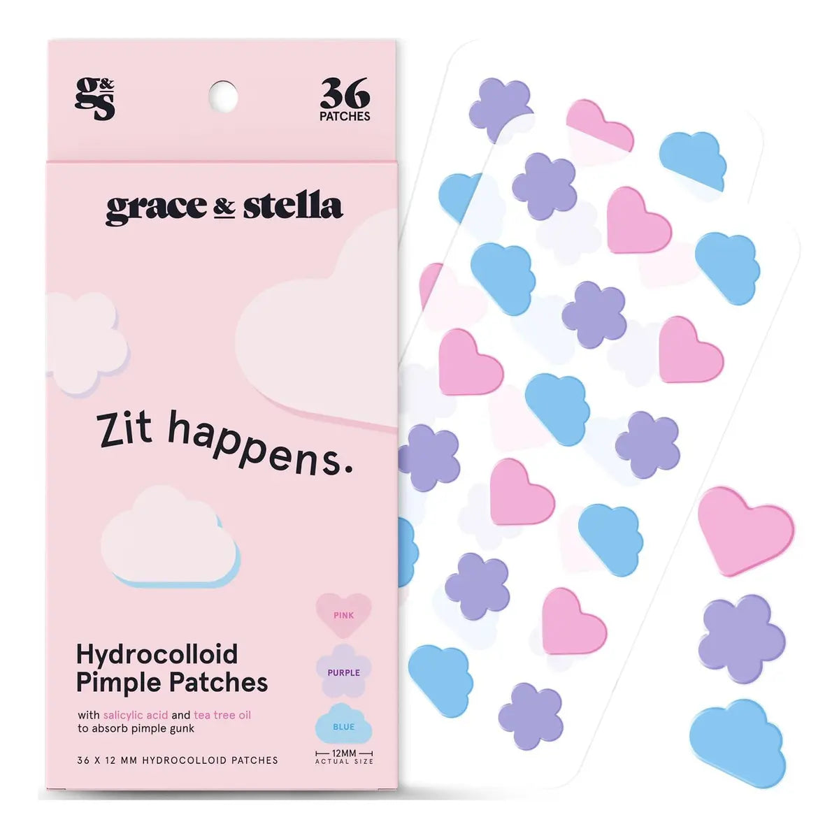 Parches para Granos Grace & Stella sobre X18 Sticker