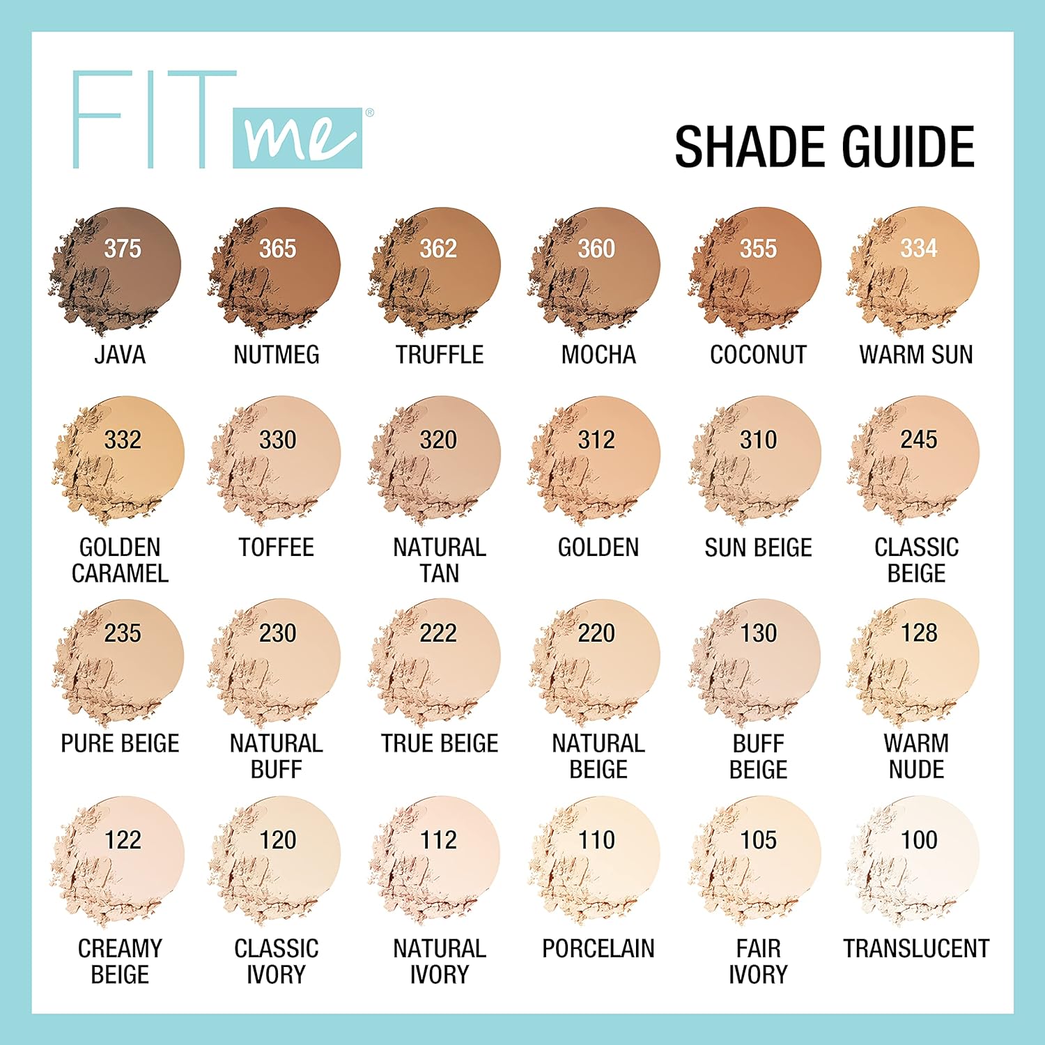 Polvo Compacto Fit Me Maybelline