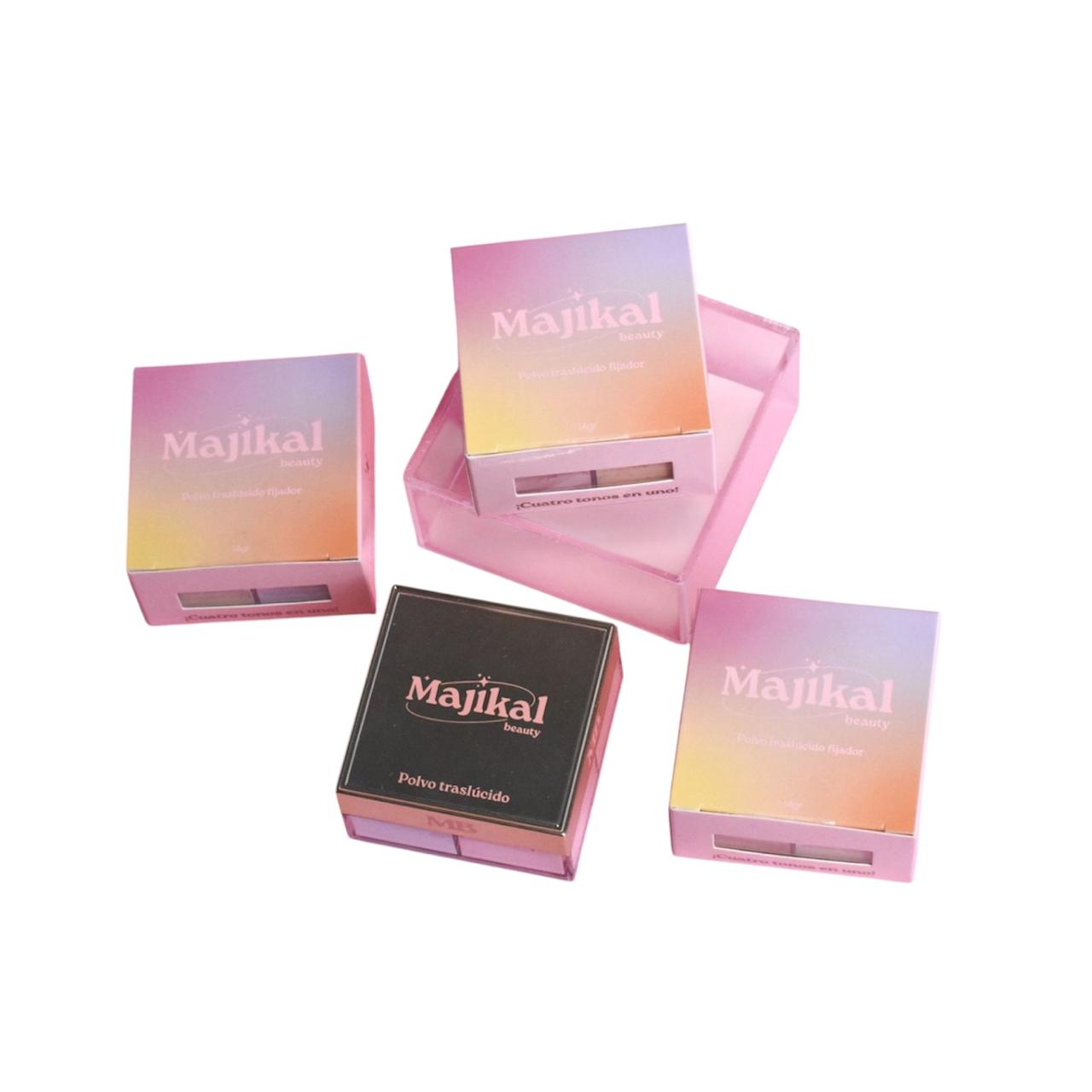 Polvo Suelto Traslúcido 4 Tonos Majikal