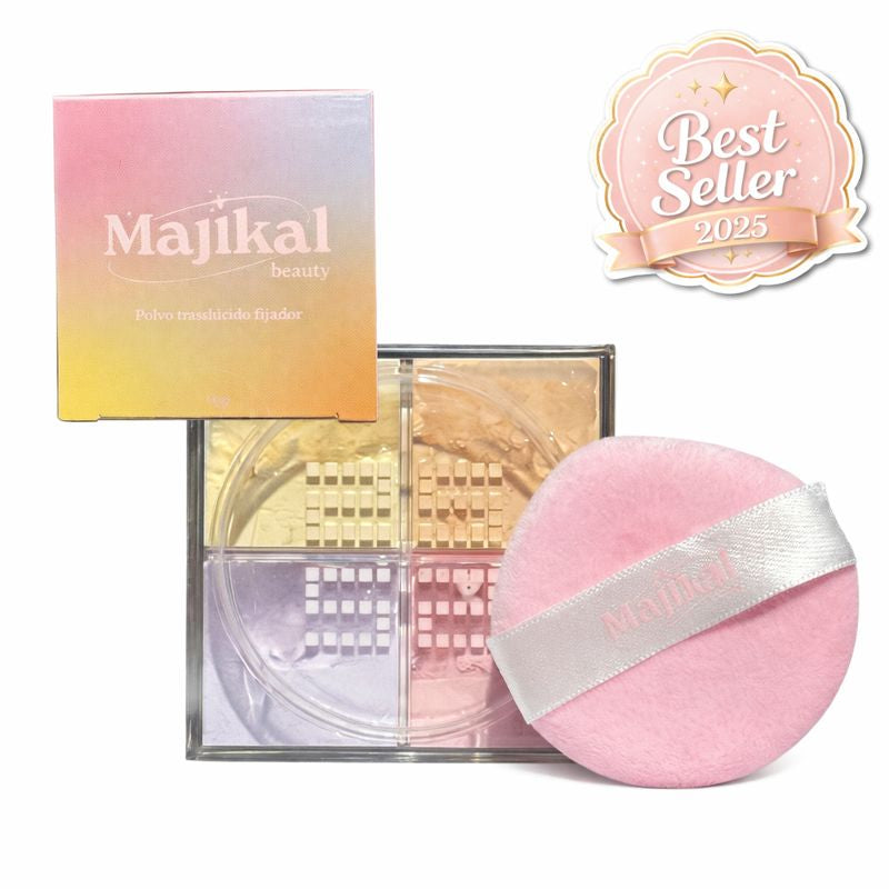 Polvo Suelto Traslúcido 4 Tonos Majikal