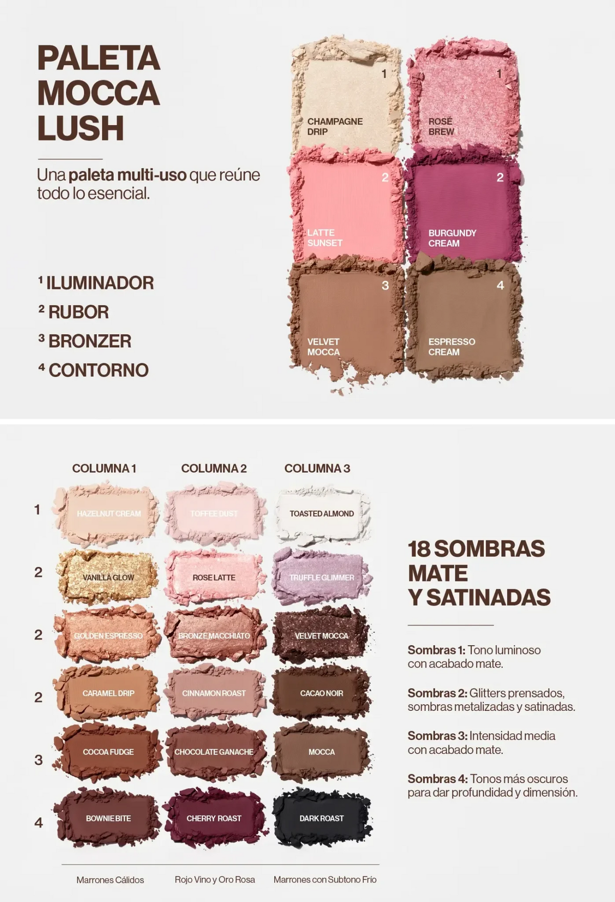 Paleta Multiusos Mocca Lush Atenea