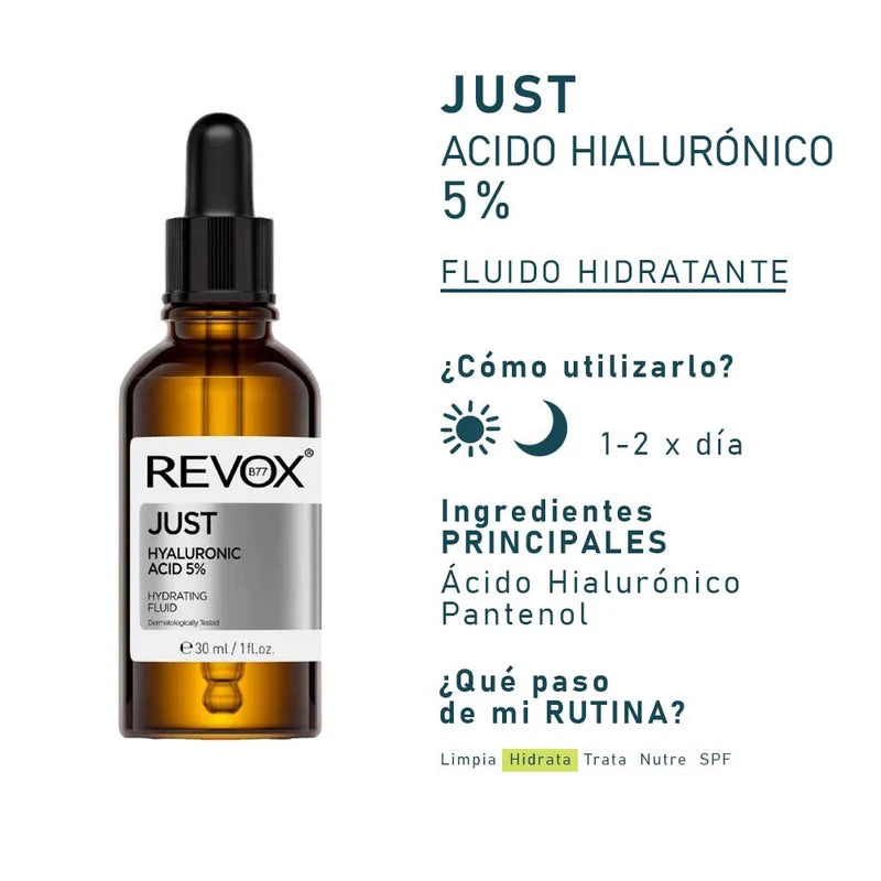 Suero de Ácido Hialurónico 5% Revox