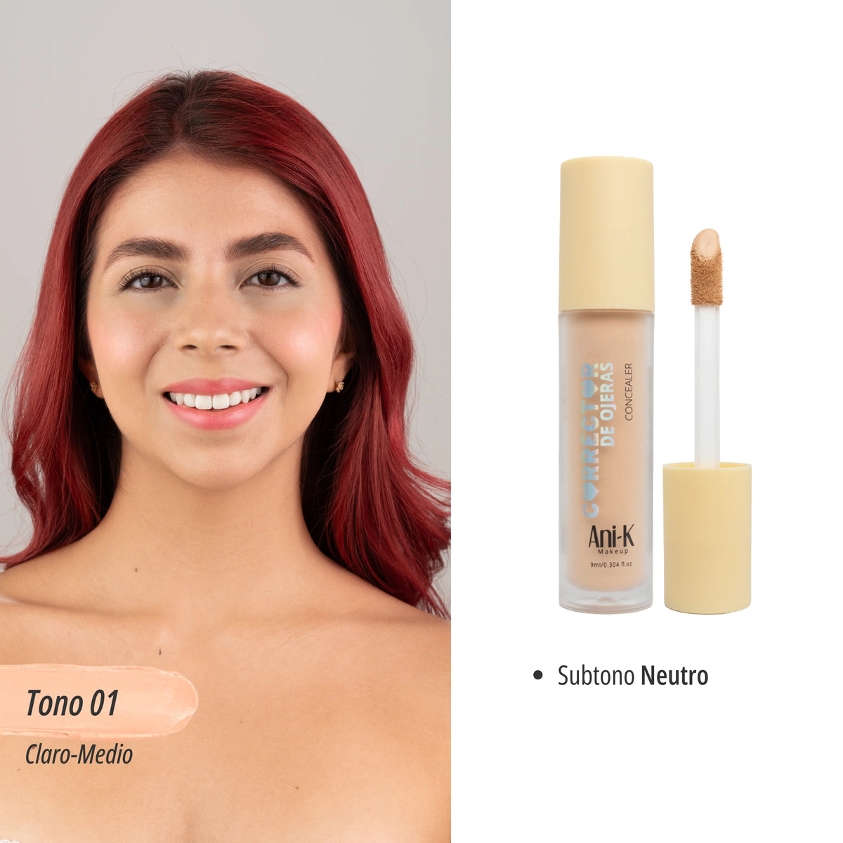 Corrector Líquido Bonita Ani-K – Nueva Presentación 9 ml