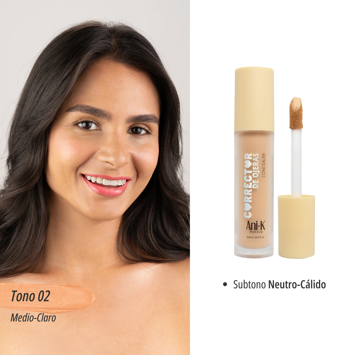 Corrector Líquido Bonita Ani-K – Nueva Presentación 9 ml
