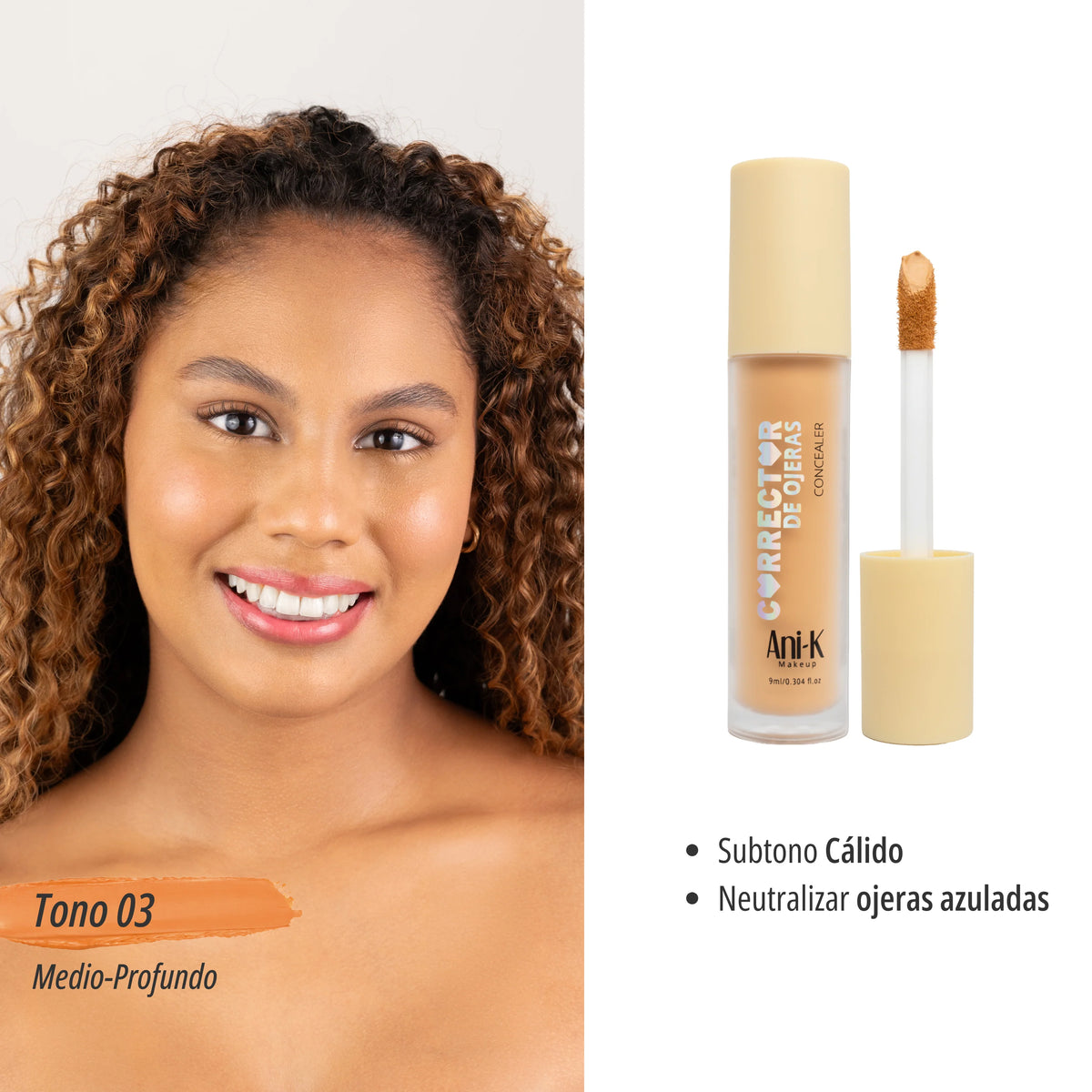 Corrector Líquido Bonita Ani-K – Nueva Presentación 9 ml