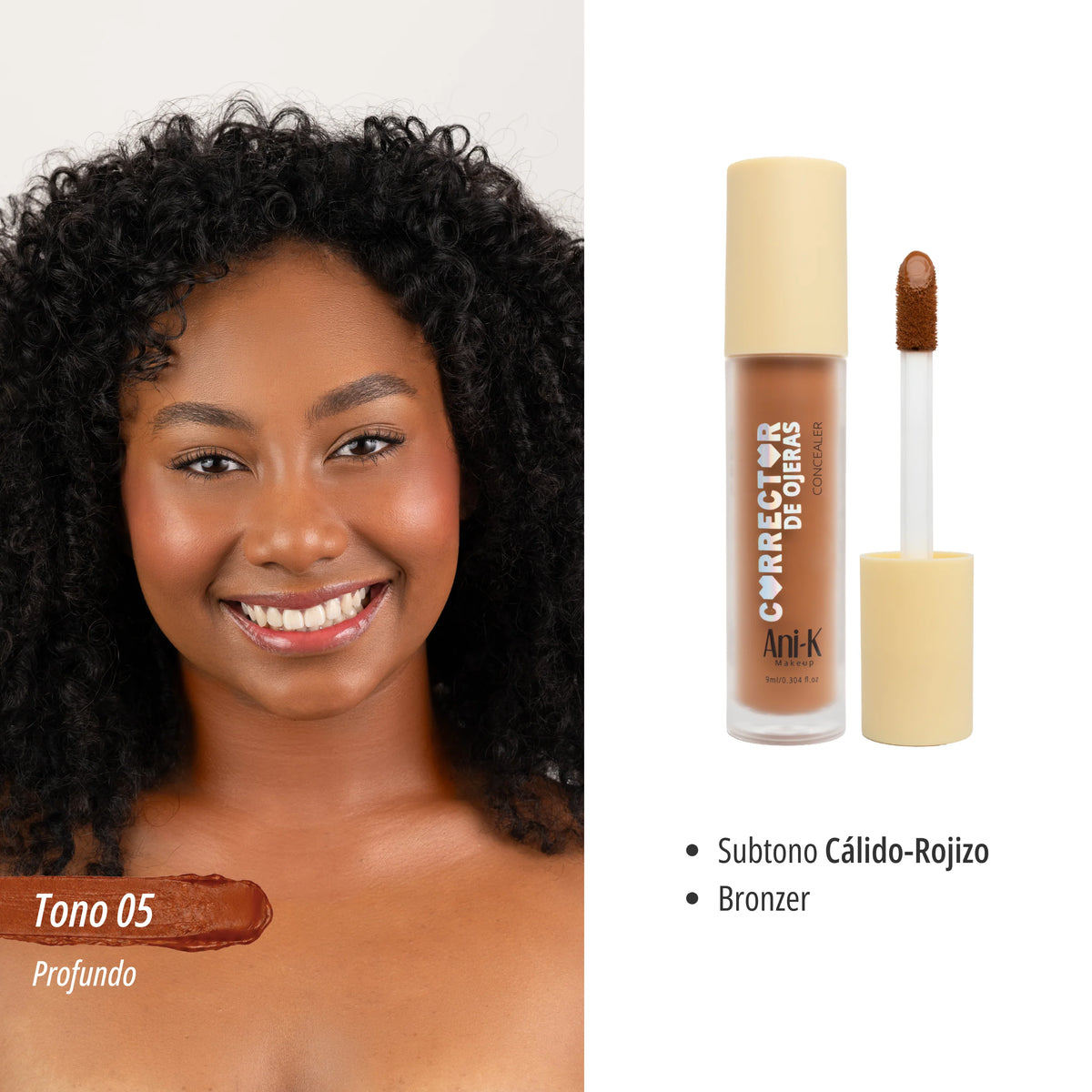 Corrector Líquido Bonita Ani-K – Nueva Presentación 9 ml