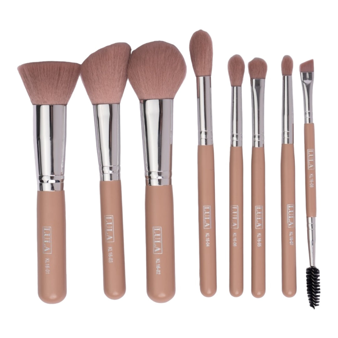 Kit de Brochas x8 Rosy Lula