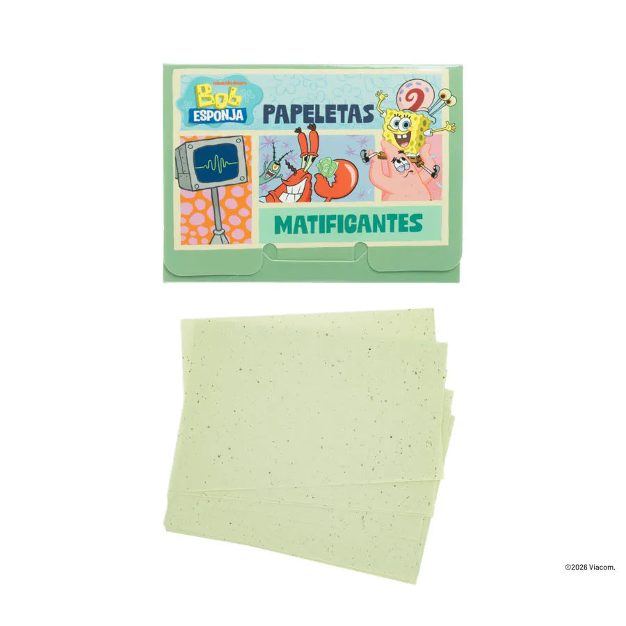 Papelitos Absorbentes Anti Brillo Bob Esponja – Trendy