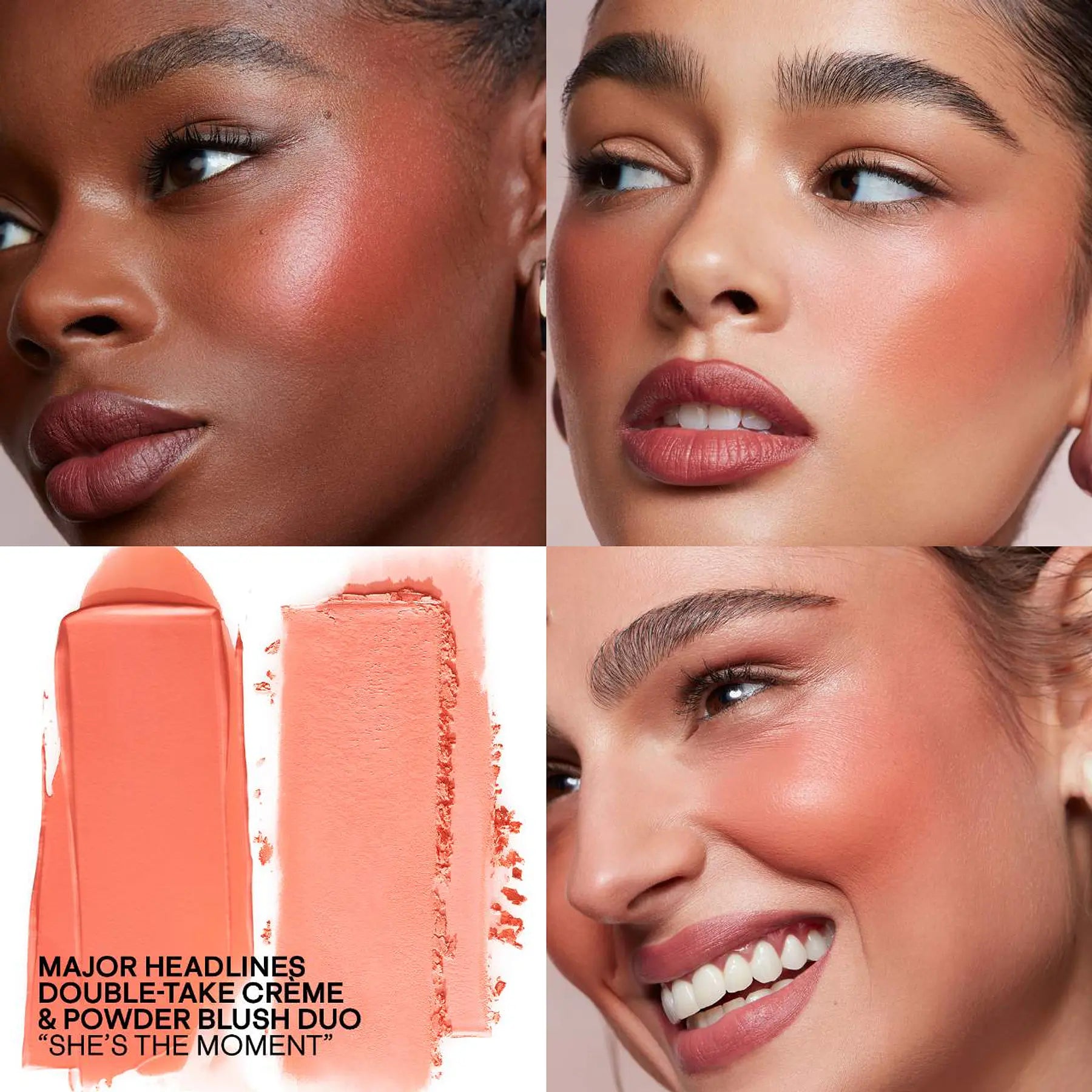 Major Headlines Double-Take Crème &amp; Powder Blush Duo – Patrick Ta