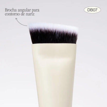 Duo Glam DB07 Brocha Doble para Corrector y Contorno
