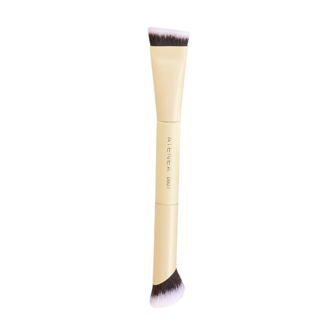 Duo Glam DB07 Brocha Doble para Corrector y Contorno