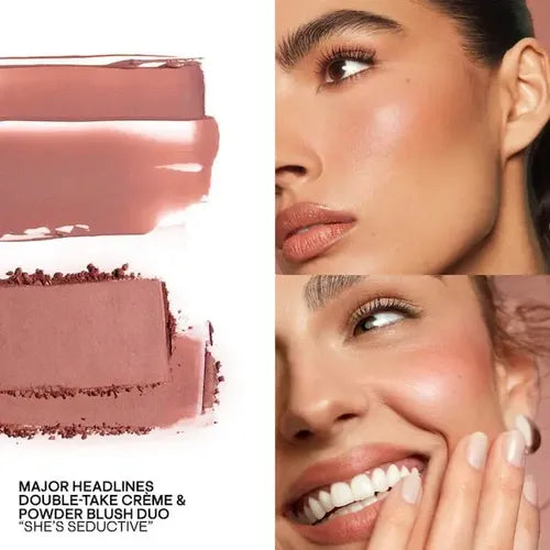 Major Headlines Double-Take Crème &amp; Powder Blush Duo – Patrick Ta
