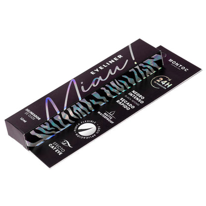 Delineador Plumón Negro Miau Montoc