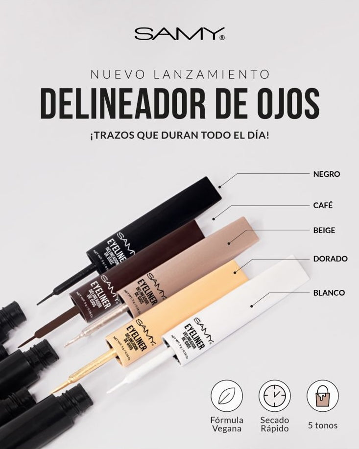 Delineador de Ojos Líquido Samy
