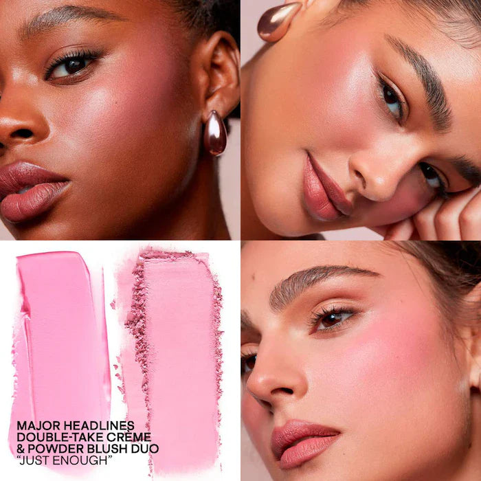 Major Headlines Double-Take Crème &amp; Powder Blush Duo – Patrick Ta