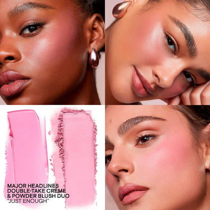 Major Headlines Double-Take Crème &amp; Powder Blush Duo – Patrick Ta