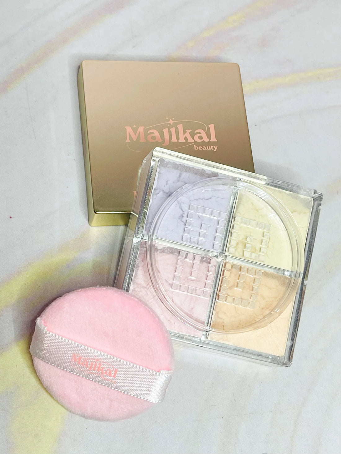 Polvo Suelto Mini Glowy 4 Tonos Majikal