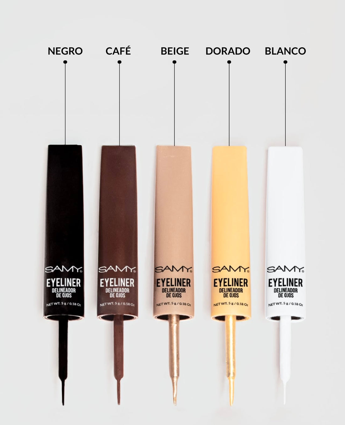 Delineador de Ojos Líquido Samy a Prueba de Agua