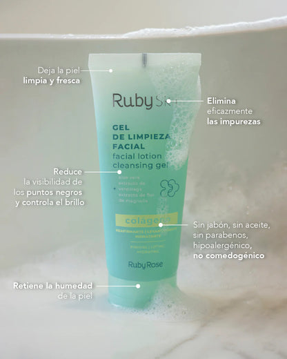 Gel de Limpieza Facial Colágeno Ruby Skin by Ruby Rose