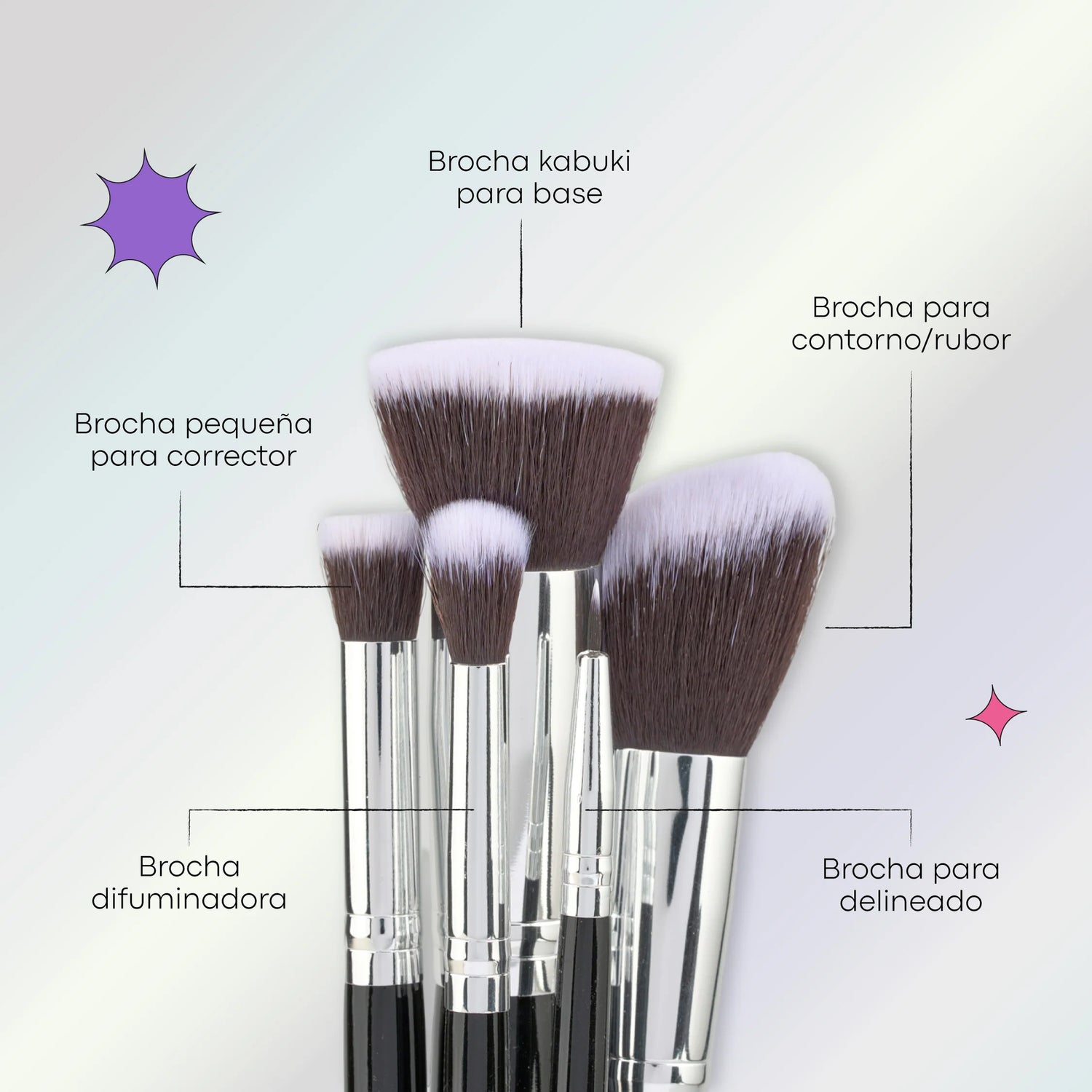 Kit de Brochas x10 Academy Lula