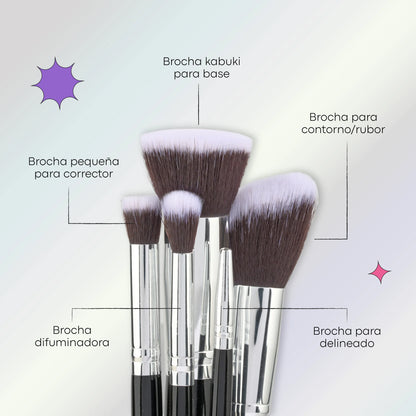 Kit de Brochas x10 Academy Lula