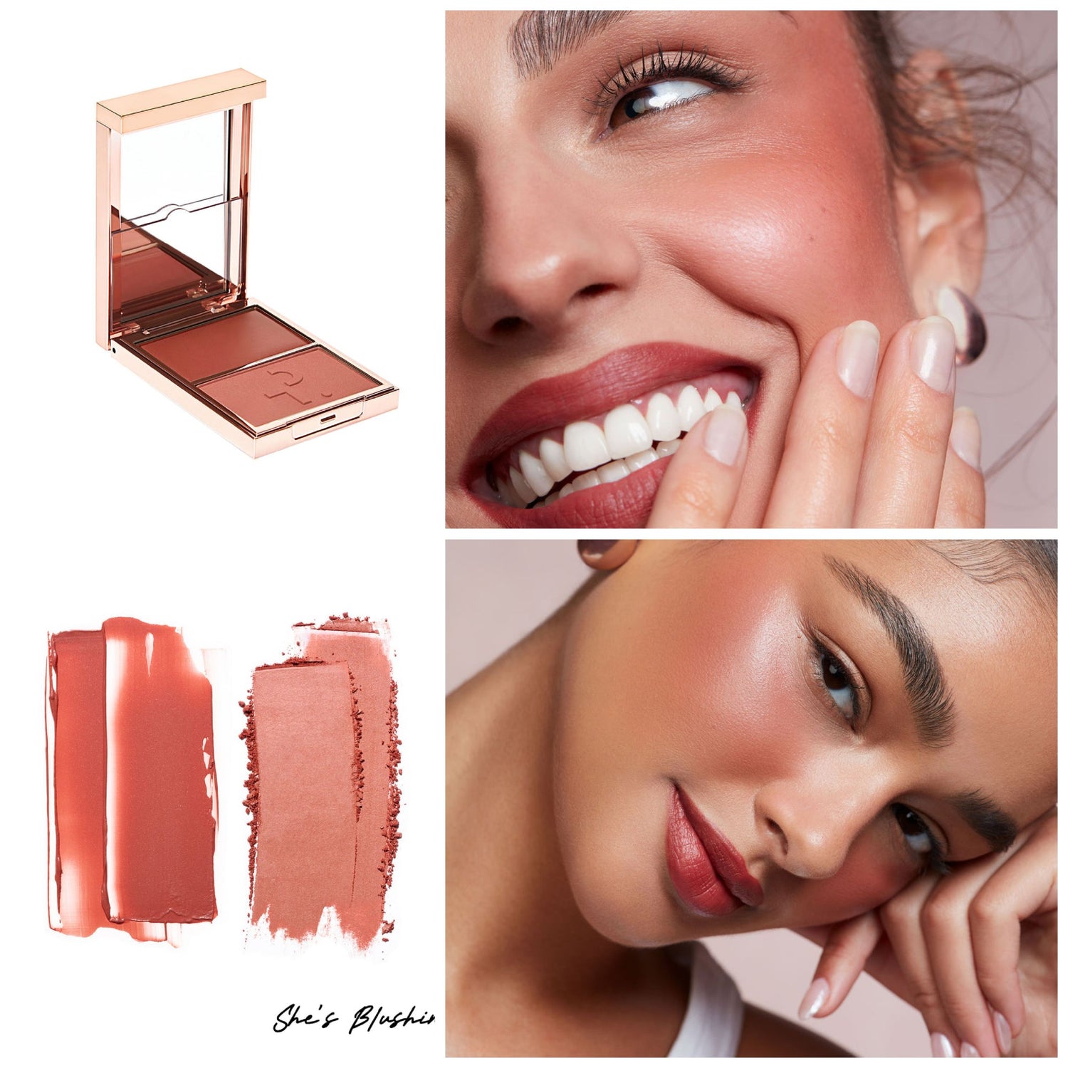 Major Headlines Double-Take Crème &amp; Powder Blush Duo – Patrick Ta