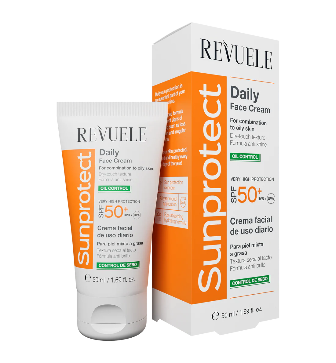 Protector Solar Facial SPF 50+ Revuele
