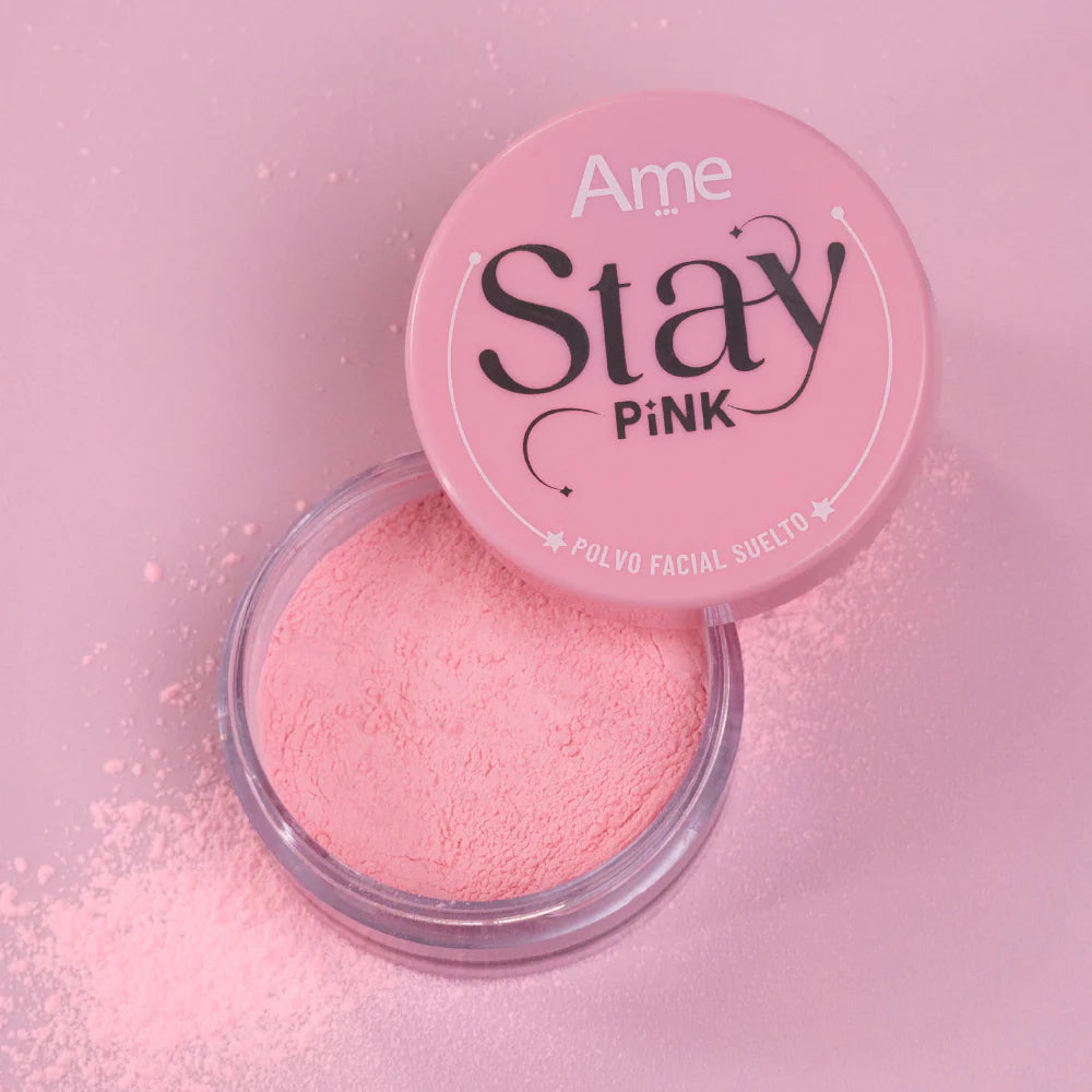 Polvo Suelto Rosado Stay Pink – Ame