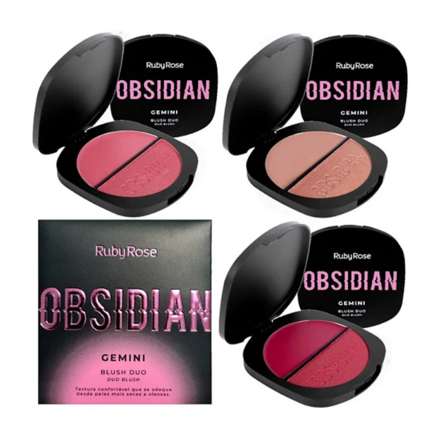 Rubor Duo Obsidian Ruby Rose