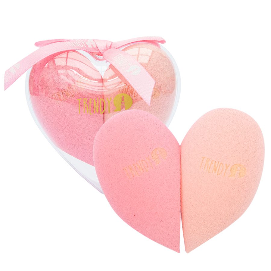 Set de Esponjas Corazón Trendy