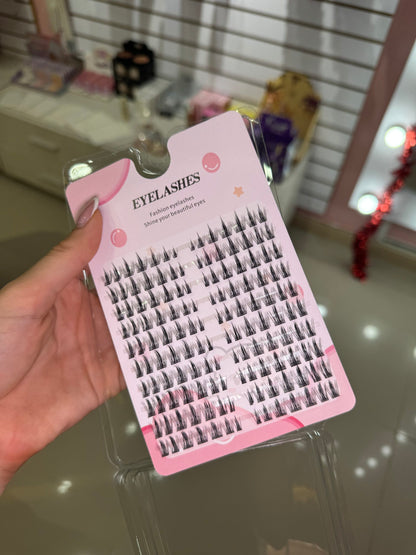 Set de Pestañas por Punto Estilo Anime