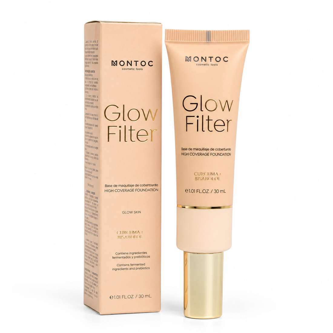 Base Glow Filter Alta Cobertura Montoc