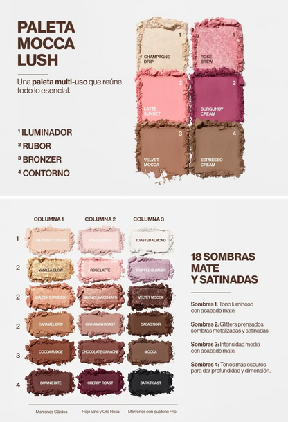 Paleta Multiusos Mocca Lush Atenea