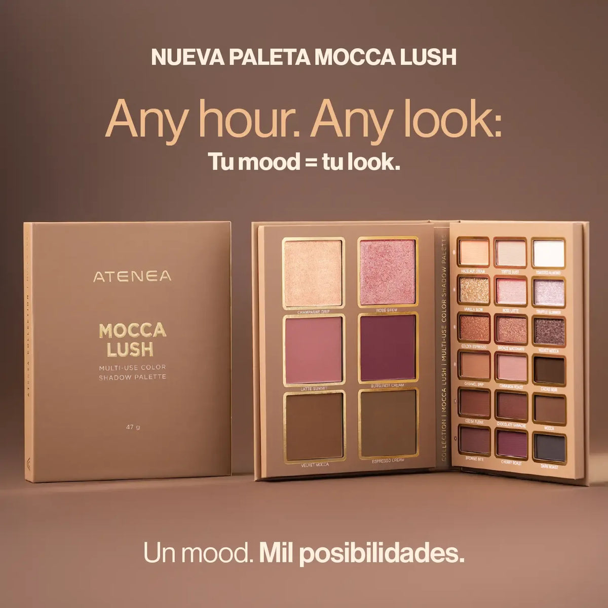 Paleta Multiusos Mocca Lush Atenea