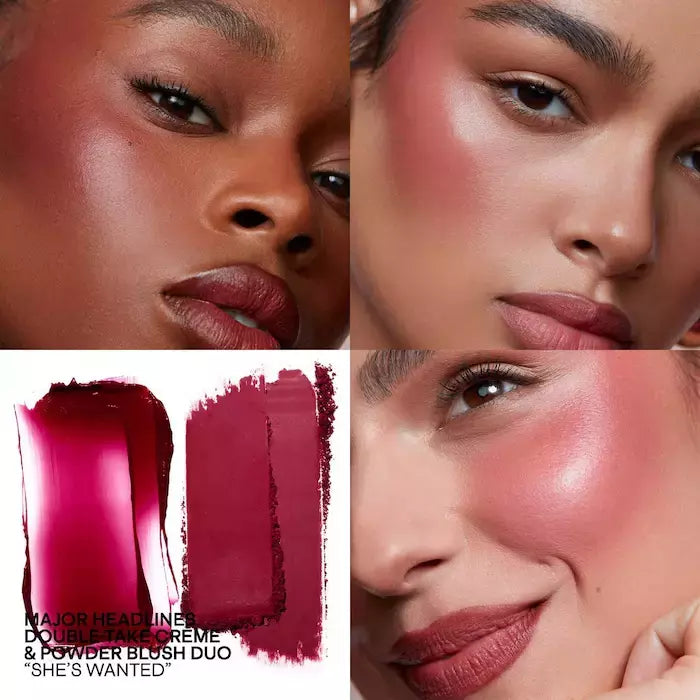 Major Headlines Double-Take Crème &amp; Powder Blush Duo – Patrick Ta